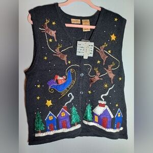 Bobbie Brooks Black Sweater Vest